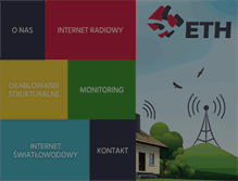 Tablet Screenshot of eth.net.pl